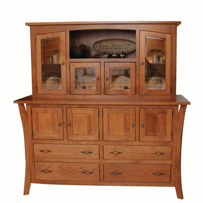 QW Amish Burlington 4 Door Buffet with Optional Hutch - 167A-PLW-0488