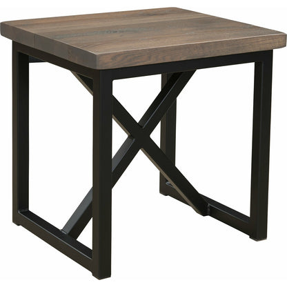 QW Amish BW Rustic End Table - 272U-BWC2224