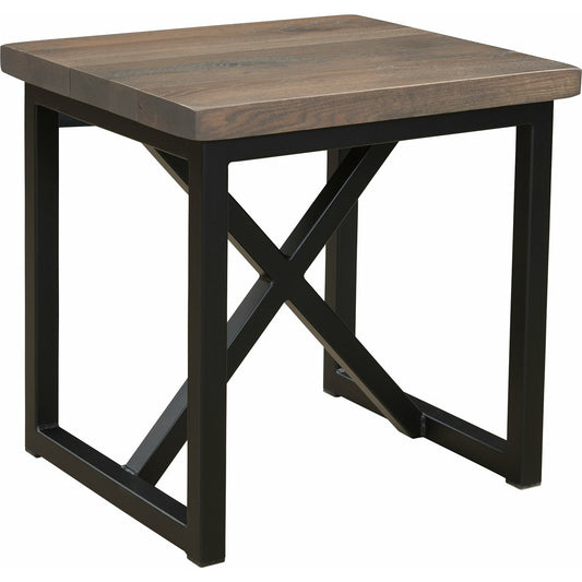 QW Amish BW Rustic End Table - 272U-BWC2224