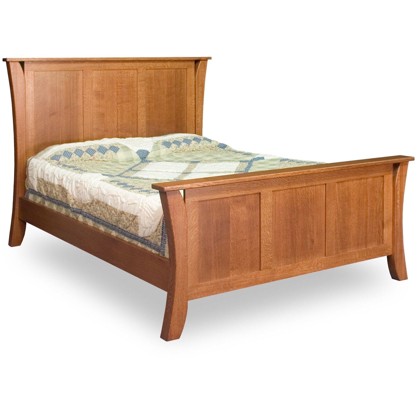 QW Amish Caledonia 3-Panel Bed - 329V-CLPBQ