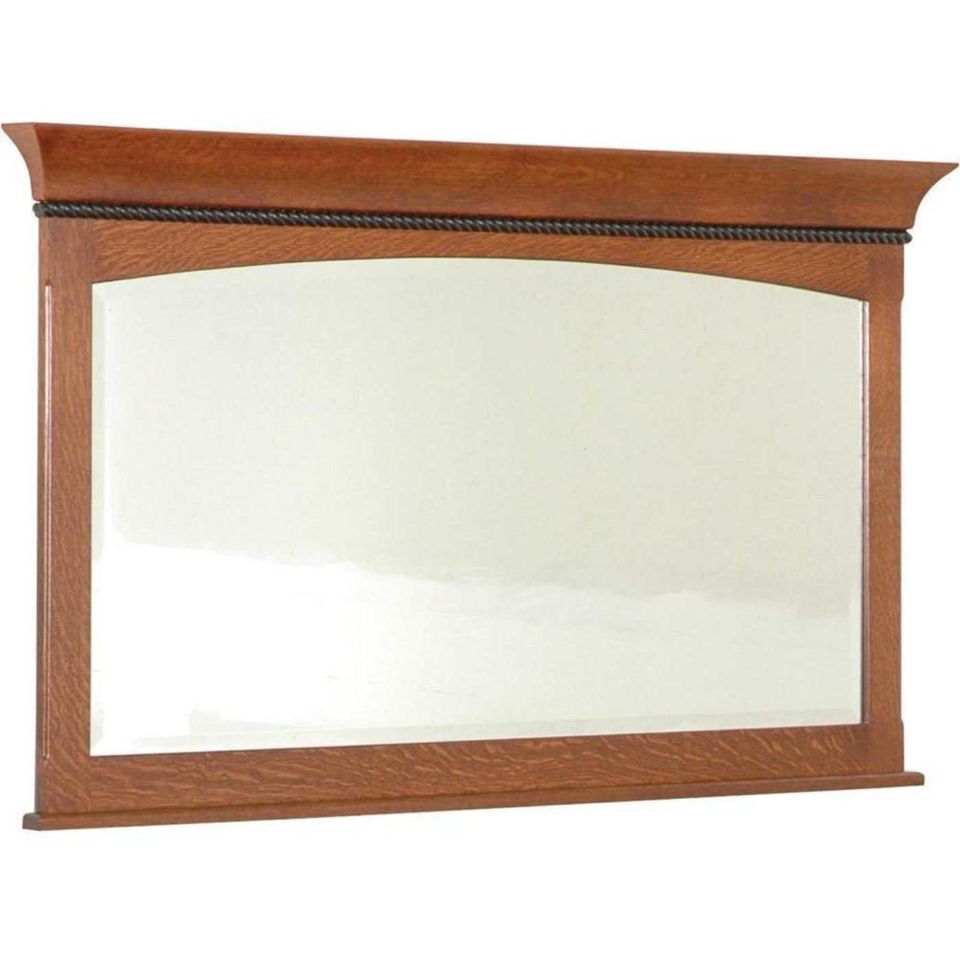 QW Amish Cambridge Beveled Mirror - 167A-PLW-0050-ROPETRIM