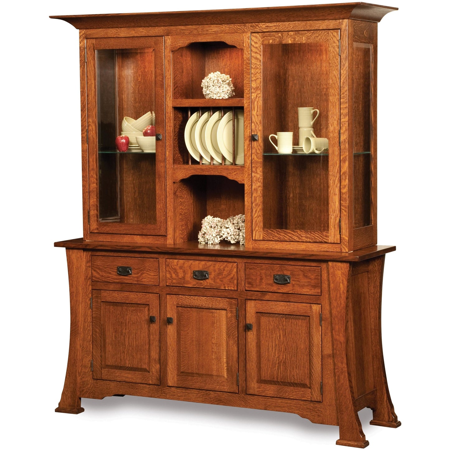 QW Amish Cambridge Hutch - HPSO-CAMBRIDGE-HUTCH-68