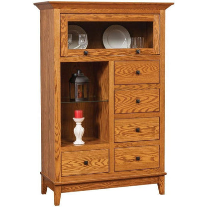 QW Amish Canterbury Cabinet - 134N-508