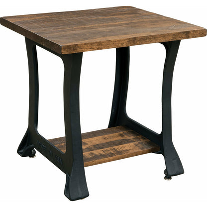 QW Amish Cast Iron End Table - 272U-CI2224