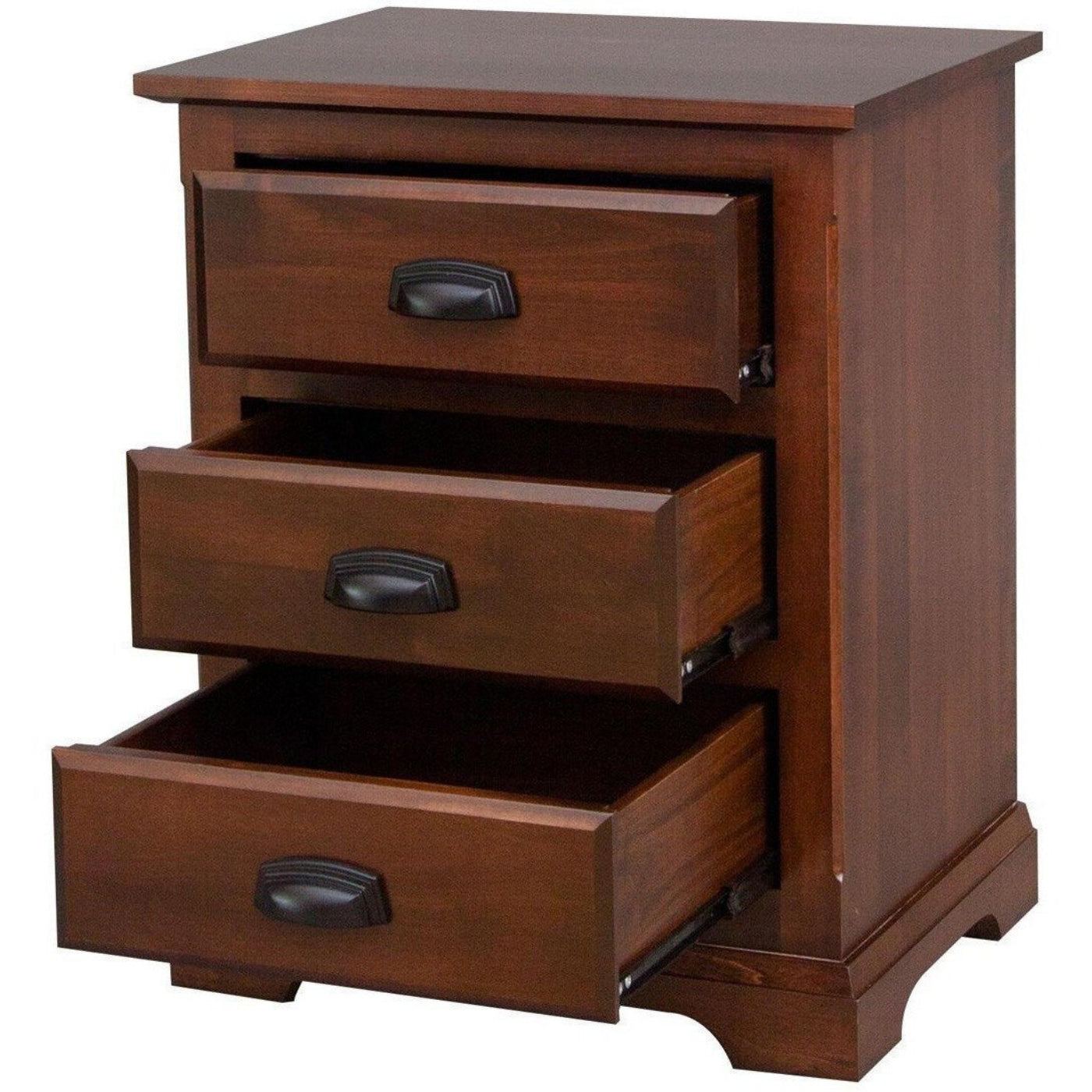 QW Amish Charleston 3 Drawer Nightstand - 108M-76