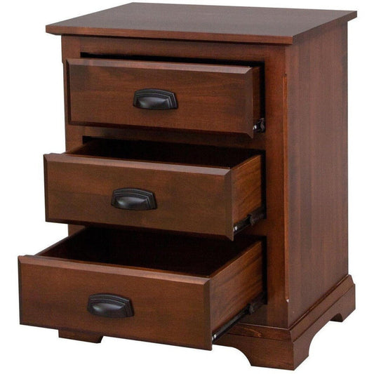 QW Amish Charleston 3 Drawer Nightstand - 108M-76