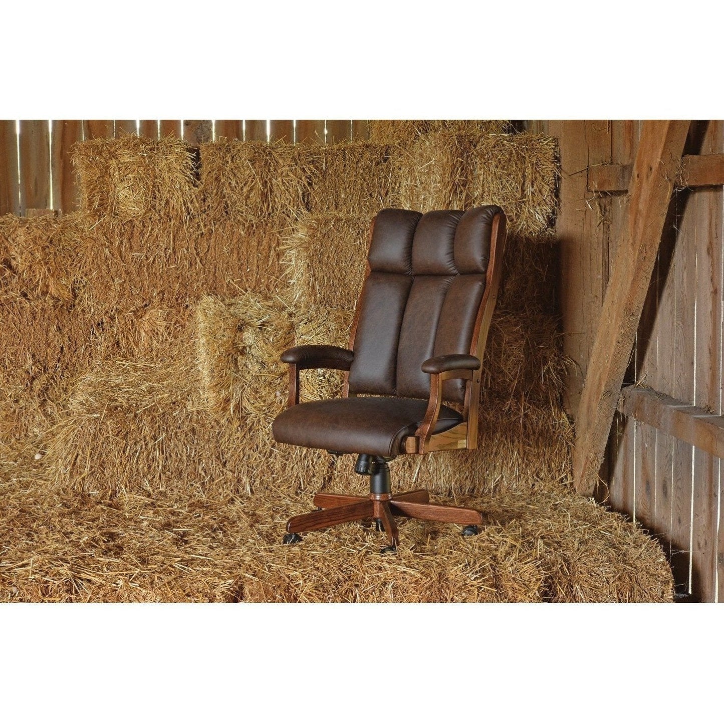 QW Amish Clark Executive Chair - 268R-CE-58