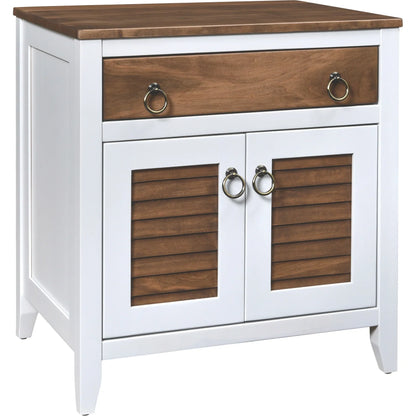 QW Amish Coastal 2 Door Nightstand - 214W-514