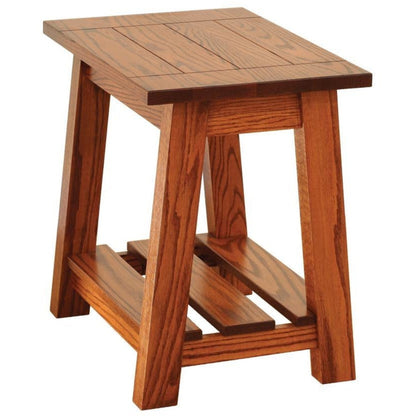 QW Amish Edgewood Chair Side End Table - 852P-37-1724-S