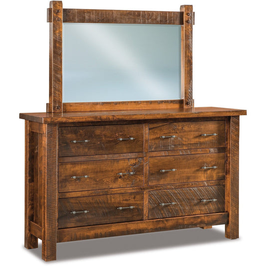 QW Amish Houston Dresser & Optional Mirror - 105R-JRHU-063