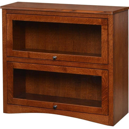 QW Amish Lawyers Bookcase 2 Door - 167A-PLW-0266
