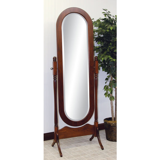 QW Amish Lexington Oval Cheval Mirror - CTYO-1021
