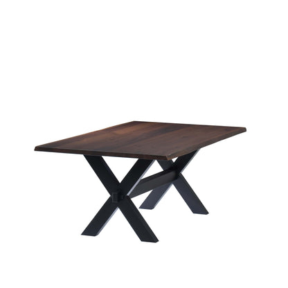 QW Amish Manhattan Live Edge Table - 371Y-MANHATTAN