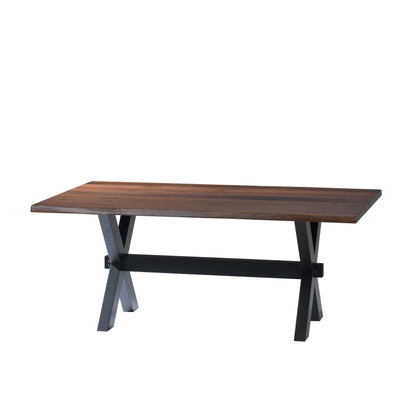 QW Amish Manhattan Live Edge Table - 371Y-MANHATTAN