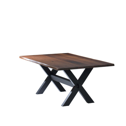 QW Amish Manhattan Live Edge Table - 371Y-MANHATTAN