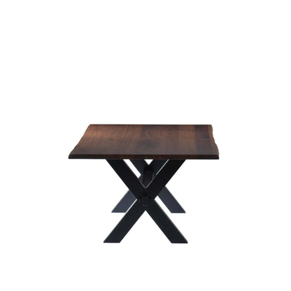 QW Amish Manhattan Live Edge Table - 371Y-MANHATTAN