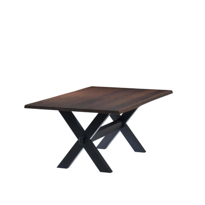 QW Amish Manhattan Live Edge Table - 371Y-MANHATTAN