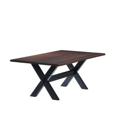 QW Amish Manhattan Live Edge Table - 371Y-MANHATTAN