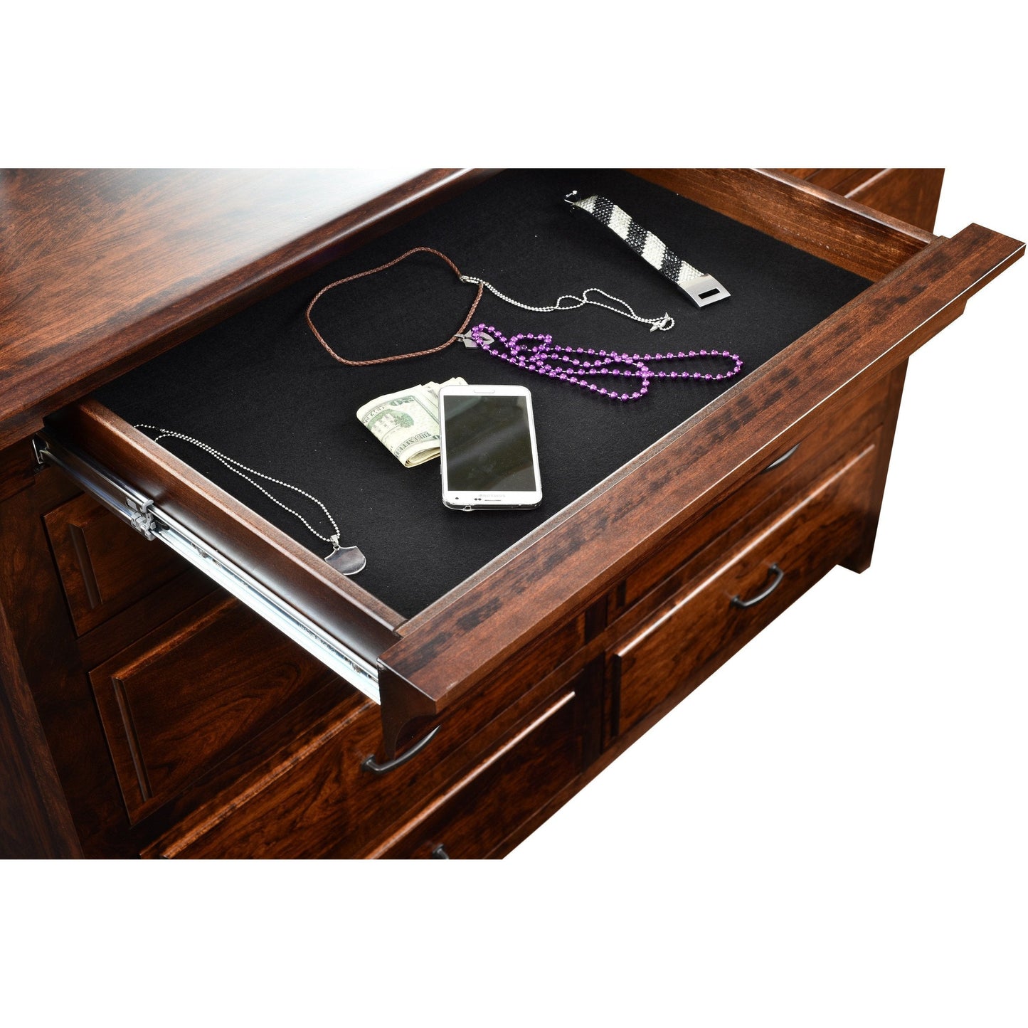 QW Amish Marcella High Dresser & Optional Mirror - 139B-MB4623