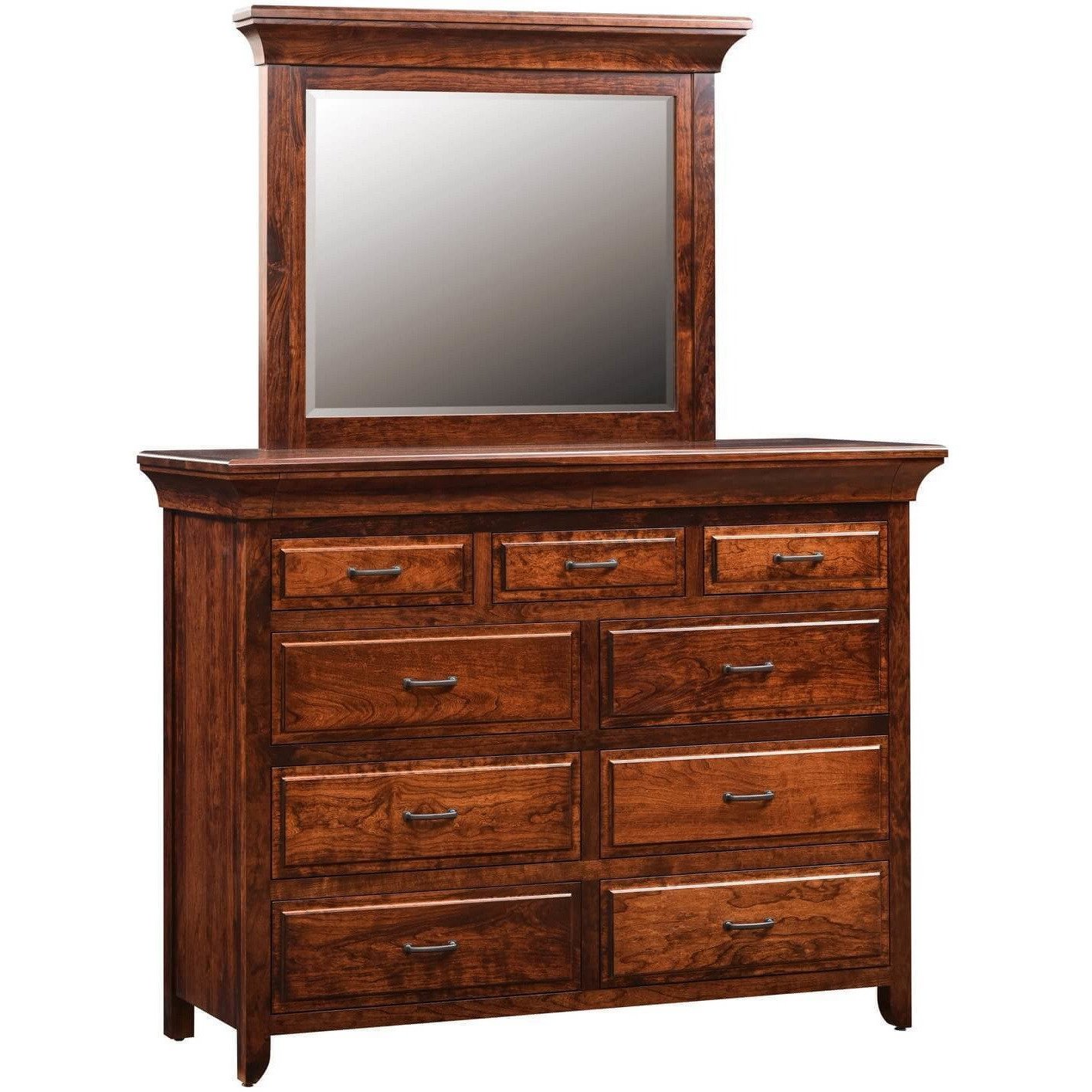 QW Amish Marcella High Dresser & Optional Mirror - 139B-MB4623