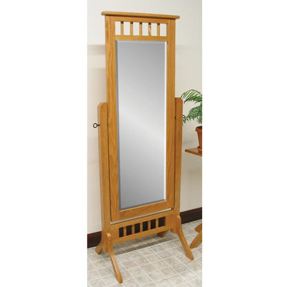 QW Amish Open Top Mission Cheval Mirror - CTYO-1009
