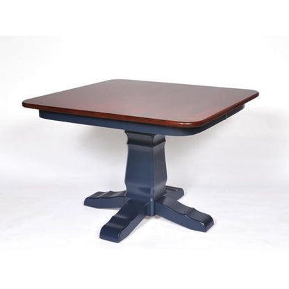 QW Amish Post Mission Single Pedestal Table - 614S-POSTMISSION-SGL Price