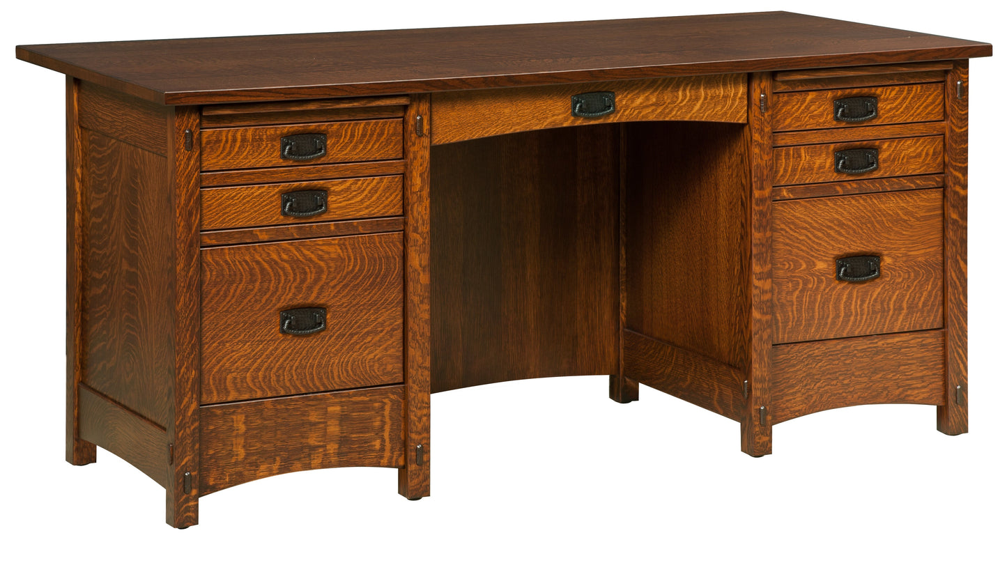QW Amish Signature Mission Secretary Desk - 124B-LA-SIG-3066-EX