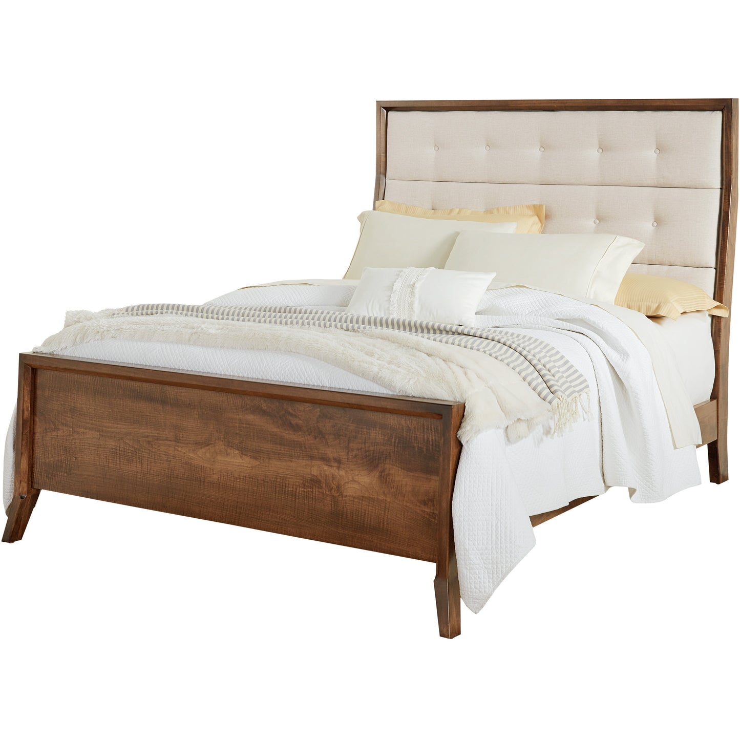 QW Amish Tucson Upholstered Bed - 194W-TUFQ