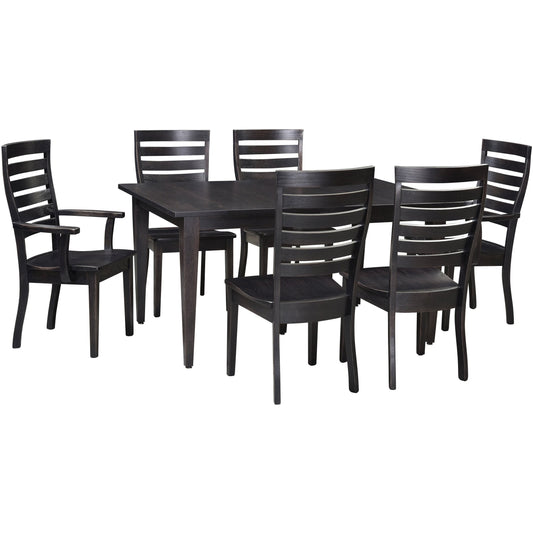 QW Amish Wakefield 7pc Dining Set - 371Y-234G-WAKEFIELDSET