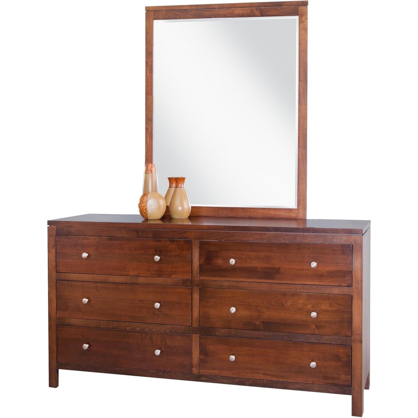 QW Amish Williamsburg Dresser with Mirror - 108M-23