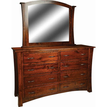 QW Amish Woodbury Dresser with Mirror Option - 659W-408