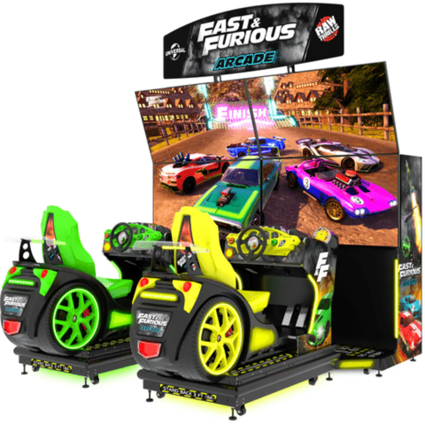 Raw Thrills Fast & Furious Arcade Game - 028425N