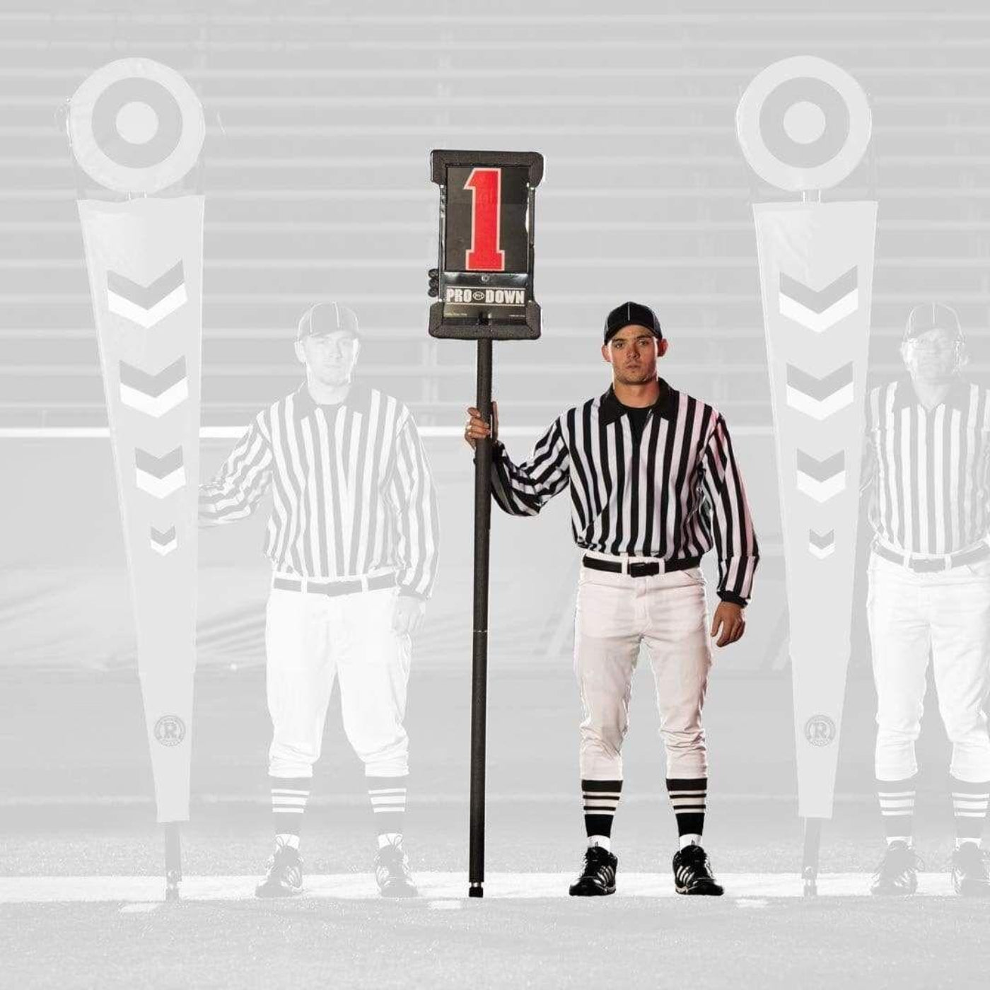 Rogers Athletic Stadium Pro Down Marker w/ Standard Pole - 410552