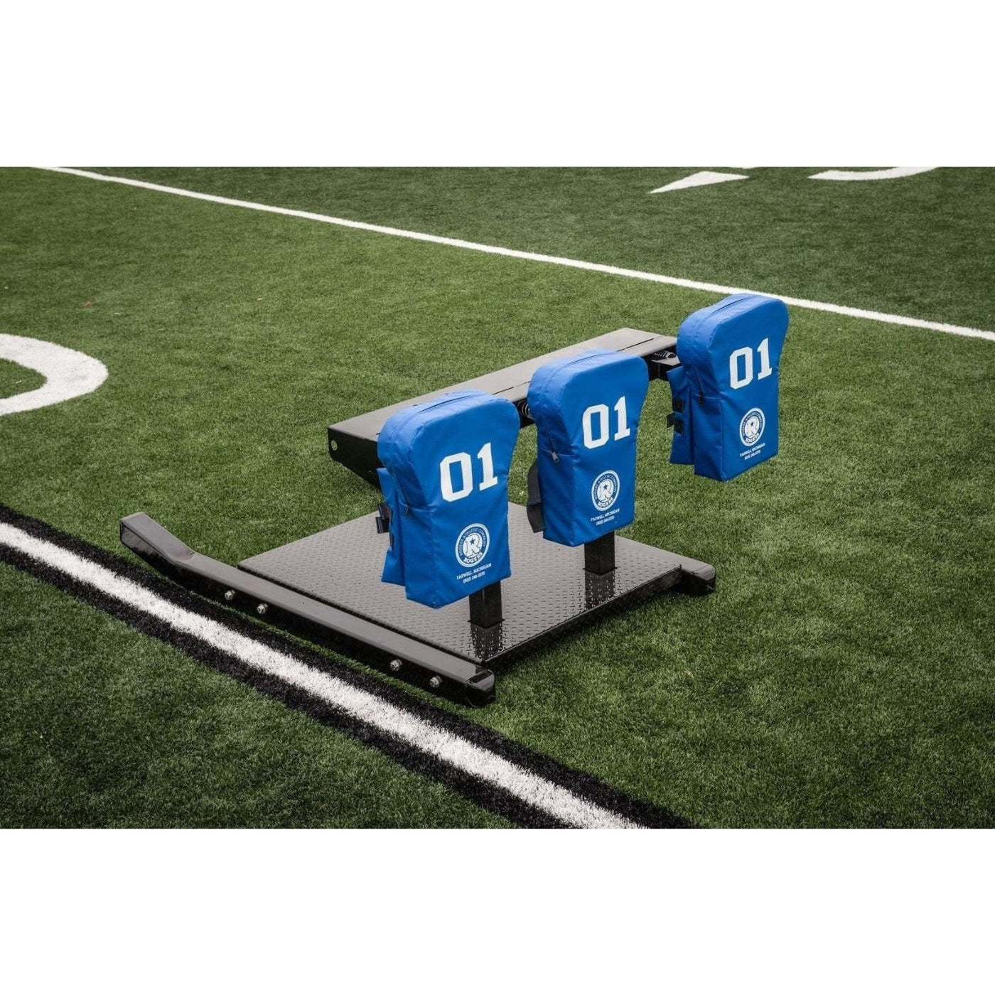 Rogers Three-Read Football Blocking Machine - 410476