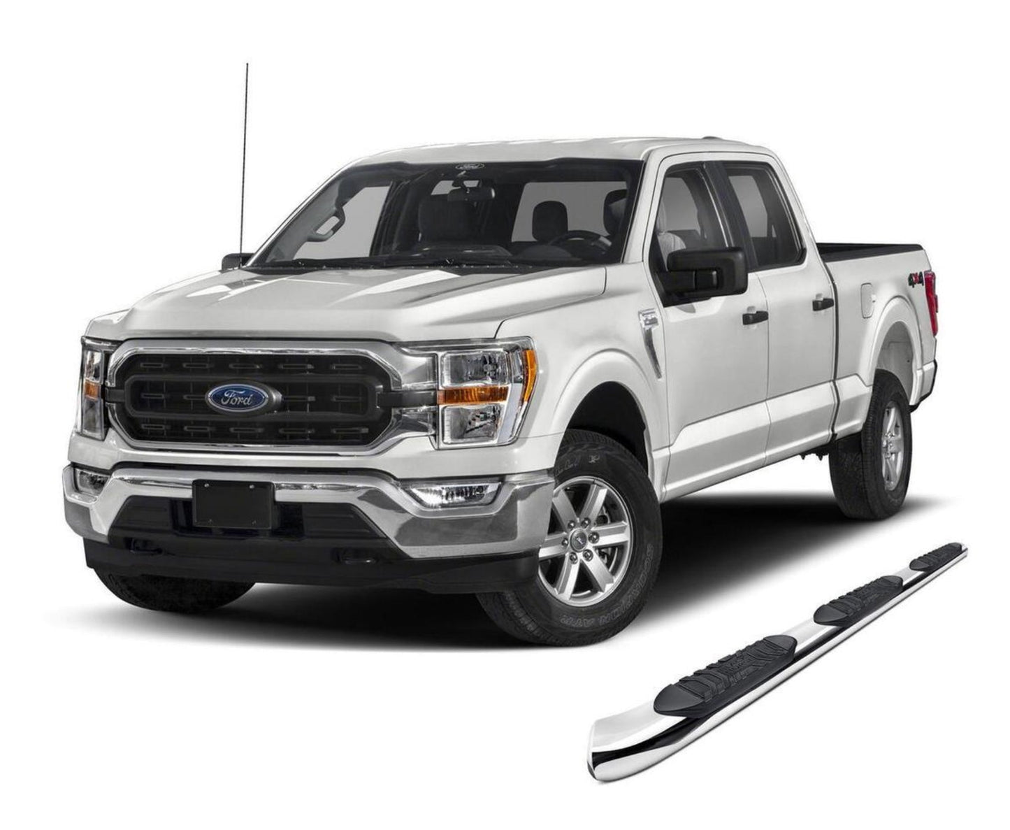 Black HorseFOSS-NL  Extreme Wheel-To-Wheel Side Steps 2 - BLKFOSSNL