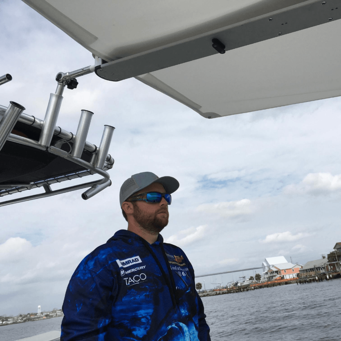 TACO Marine Adjustable Rod Holder Mount for SHADEFIN - T10-3000-6