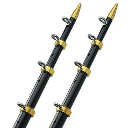 TACO Pair 15' Telescopic Outrigger Poles 1-1/8" - OT-0441BKA15