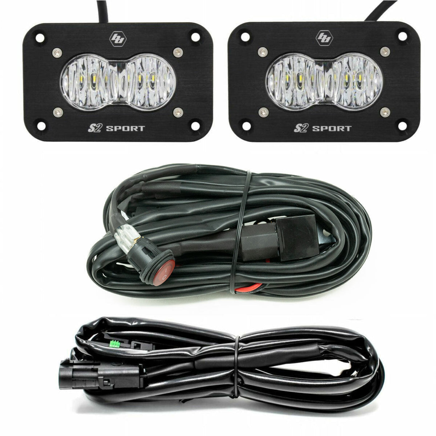 Baja Designs S2 Sport Flush Mount LED Light Pod Reverse Kit - 547807