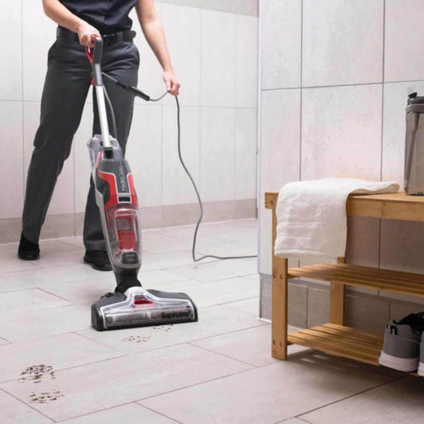 Sanitaire HydroClean Hard Floor Washer & Upright Vacuum - SNT-SC930A