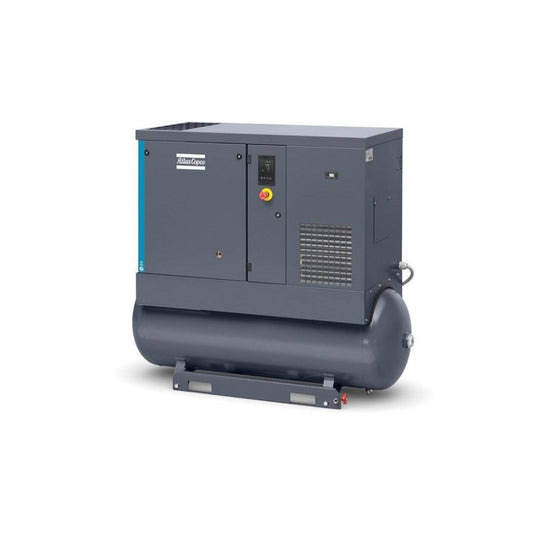 Atlas Copco 15HP, 62.8 CFM, 120 Gallon G11 Rotary Screw Air Compressor 208-230/460V - 8153290864