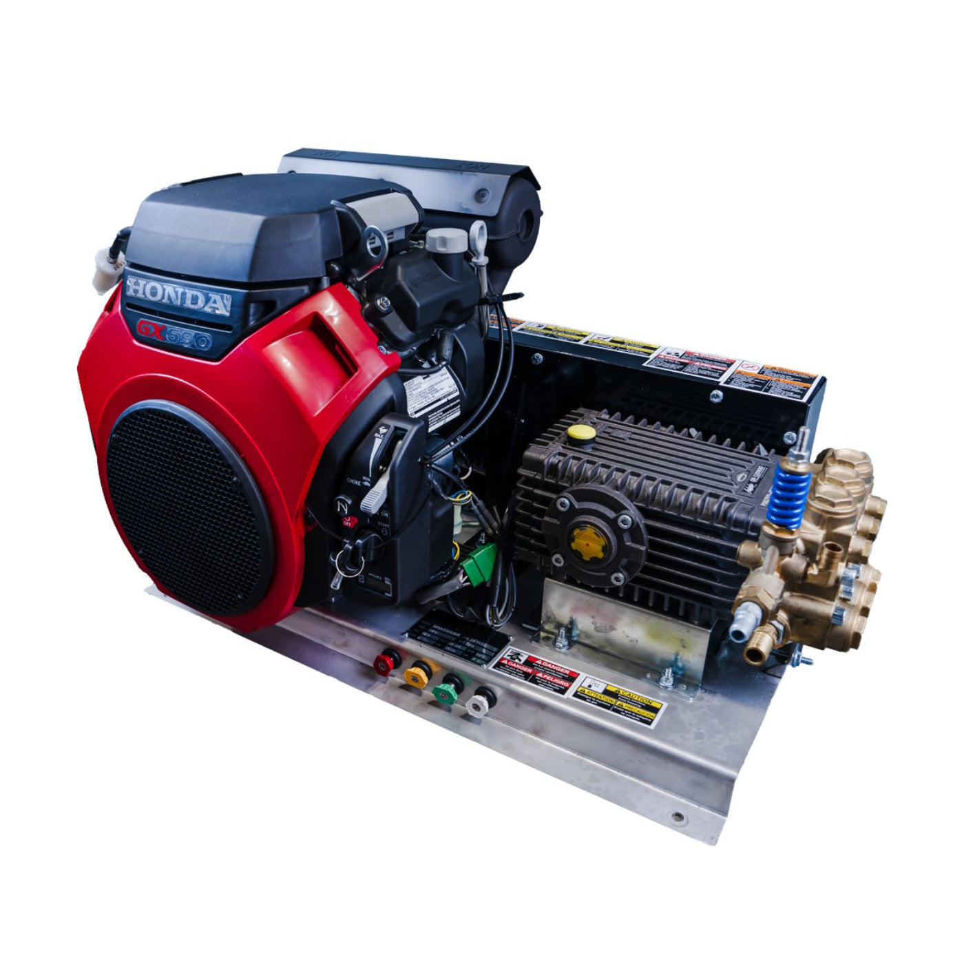 CleanFreakSkid Mount Honda GX690 Engine w/ 8.0 GPM General Pump Pressure Washer -  (Gas) - 3,500 PSI - WET-ACF4-1000