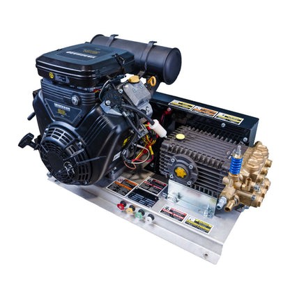 CleanFreak Skid Mount 23 HP Vanguard Engine w/ 8.0 GPM General Pump Pressure Washer (Gas) - 3,500 PSI - WET-ACF4-1002