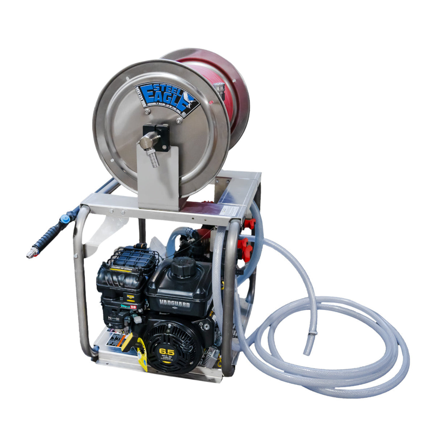 CleanFreak Softwash System (300 PSI @ 11.0 GPM) w/ AR45 Pump & Electric Start 6.5 HP Vanguard Engine -WET-A-ASW-0001