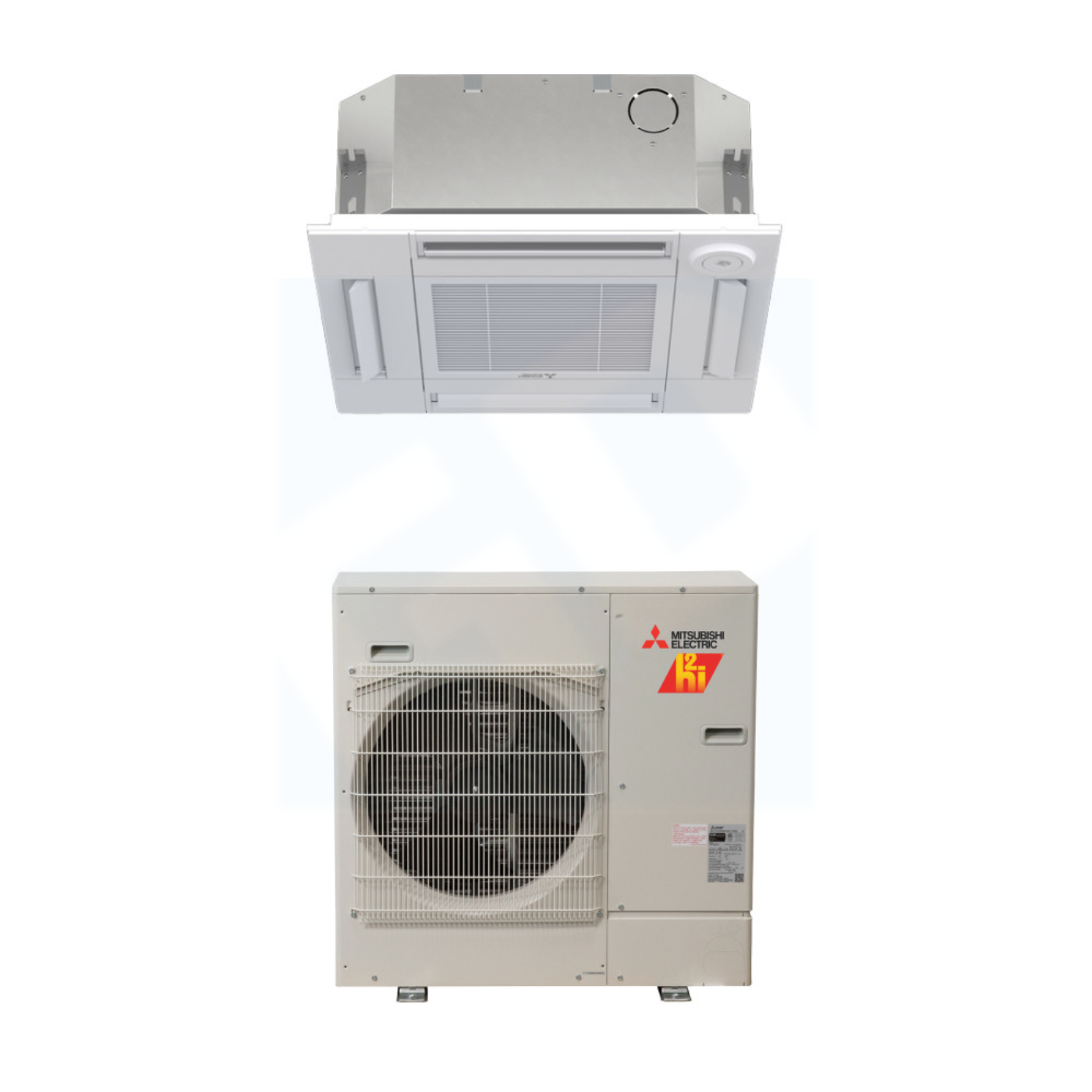 Mitsubishi MFZ-KX12NL & SUZ-AA12NLHZ 12,000 BTU 17.2 SEER2 Floor-Mounted Hyper Heating Heat Pump System - R454B - MFZKX12NL/SUZAA12NLHZ