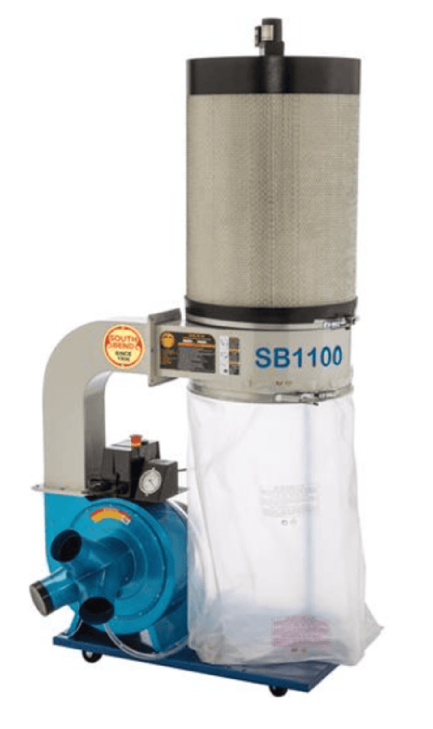 U.S Industrial South Bend SB1100 - 2 HP Canister Dust Collector