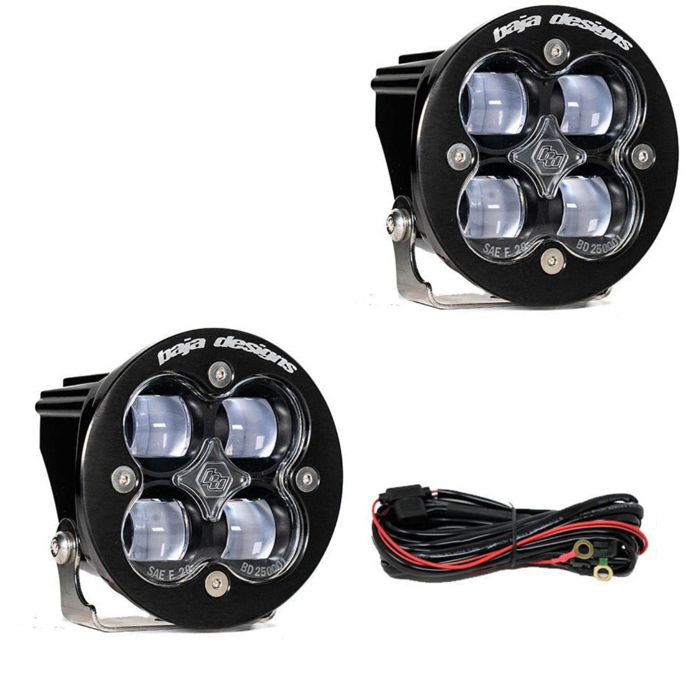 Baja Designs Squadron-R SAE LED Auxiliary Light Pod (Pair) - 247802