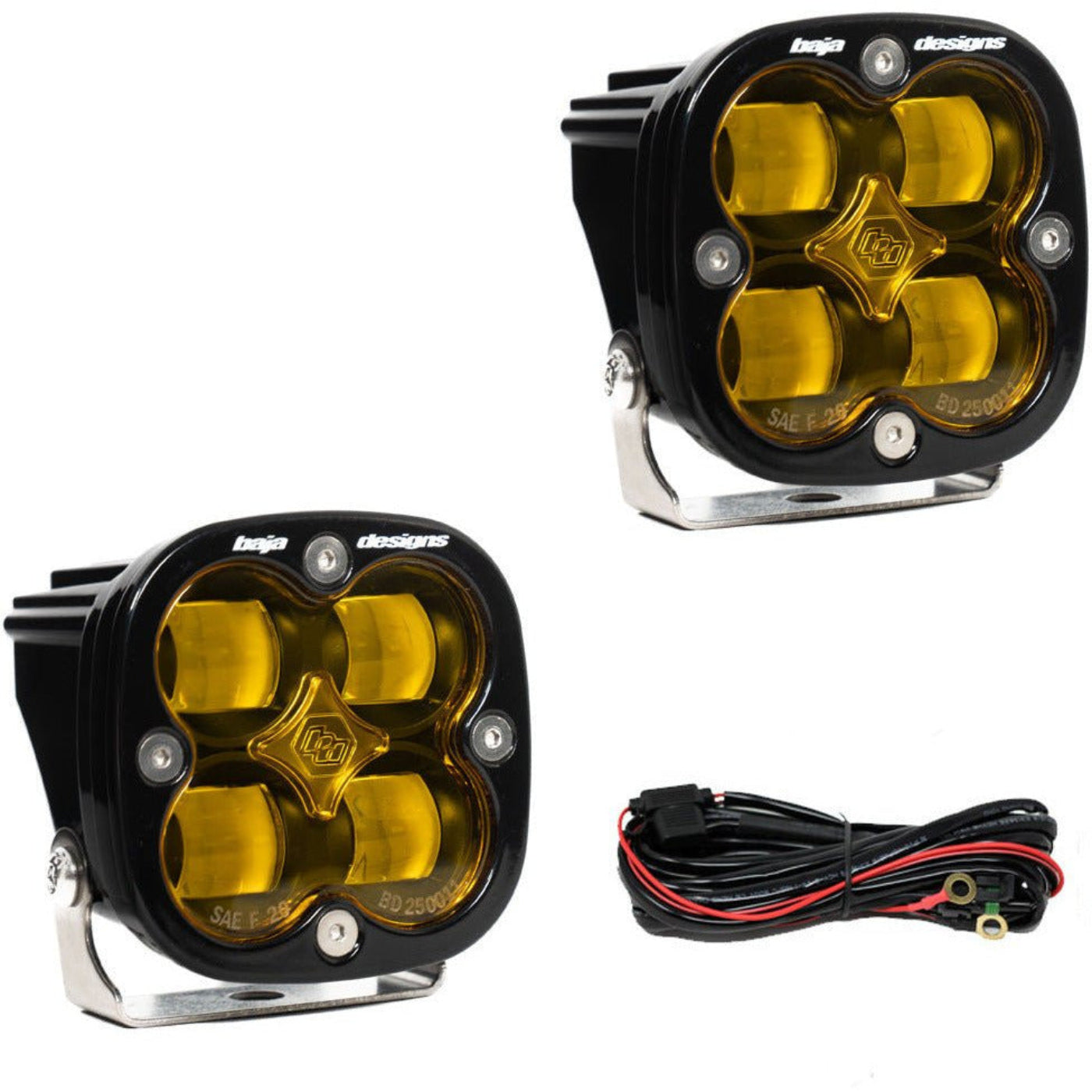 Baja Designs Squadron SAE LED Auxiliary Light Pod (Pair) - 257801