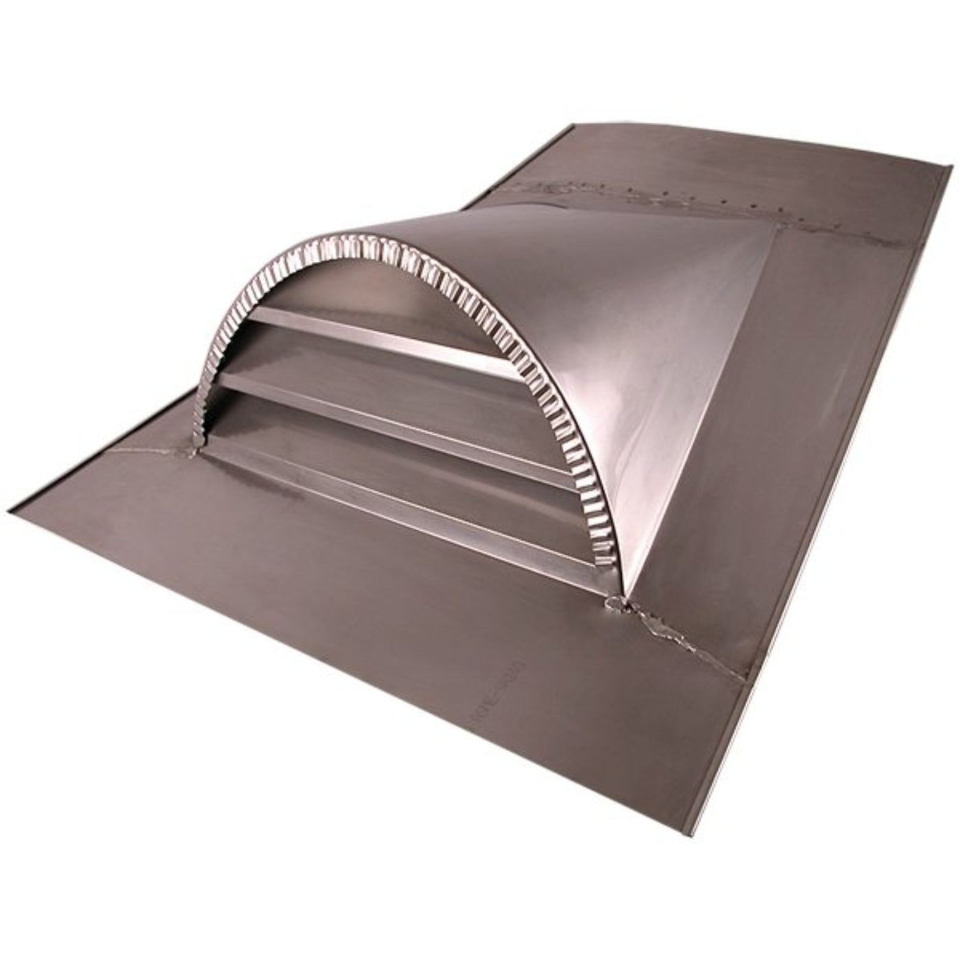 Copperlab Stainless Steel Half Round Louvered Dormer Vent - SRMDHR18