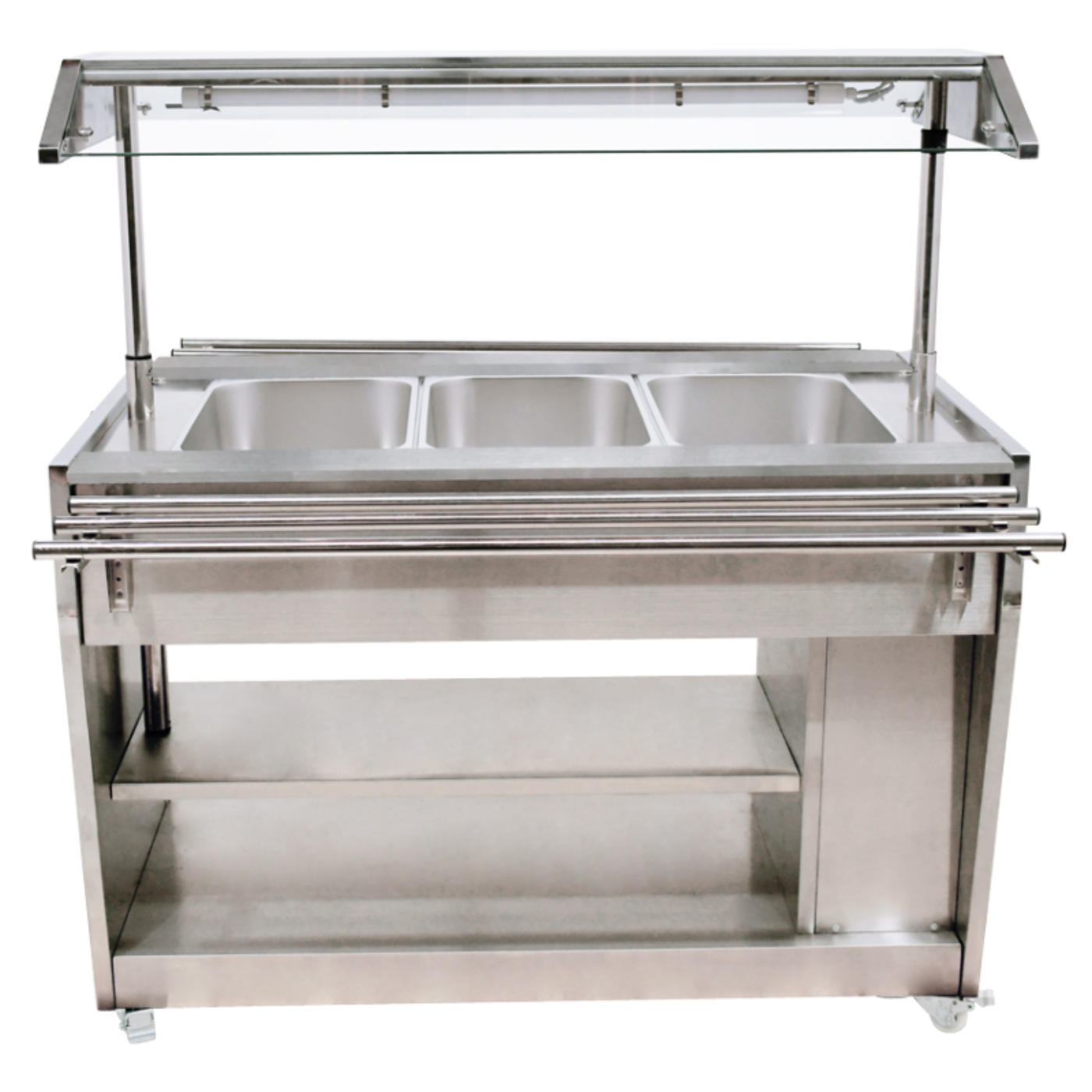 Chef AAA - Stainless Steel Steam Table with 1210 Liters GN Pan Capacity - DW-CN-1210