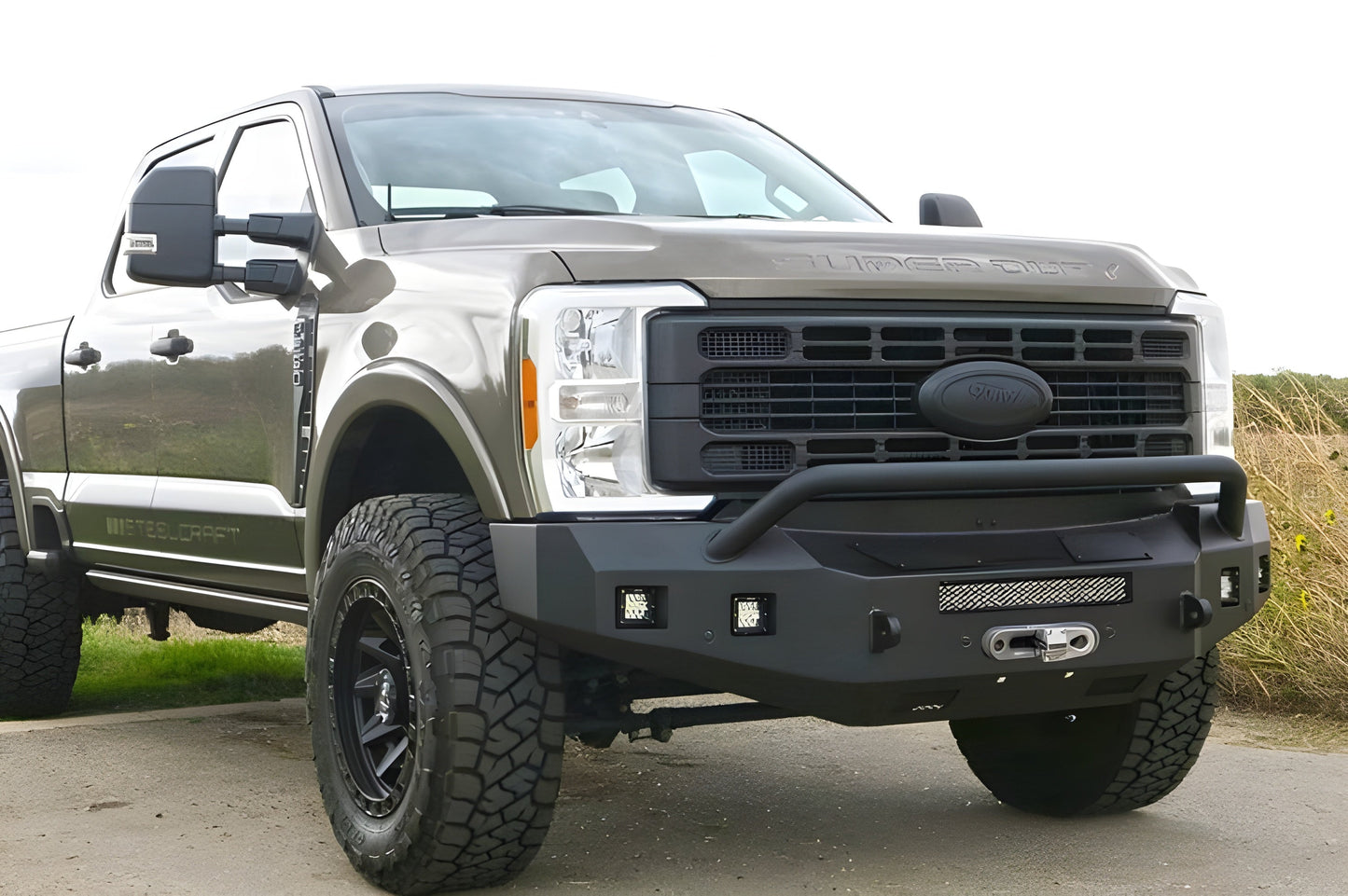 Steelcraft Ford F450/F550 Superduty 2023-2024 Fortis Front Bumper Winch Ready - 71-11390HPW